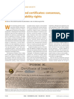 Confinement and Certificates Consensus