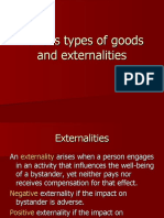 Various Types of Goods and Externalities