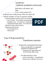 Type Ii Hypersensitivity: Antibody-Mediated Cytotoxicity: - Results When Ig or Igm Bind To Cell Surface Ag'S