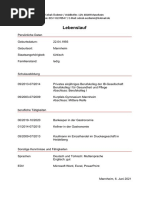 1lebenslauf - Zamirbek | PDF