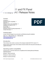 3101832-En R003 FX-CU V4.11 and FX Panel Firmware V4.1 Release Notes