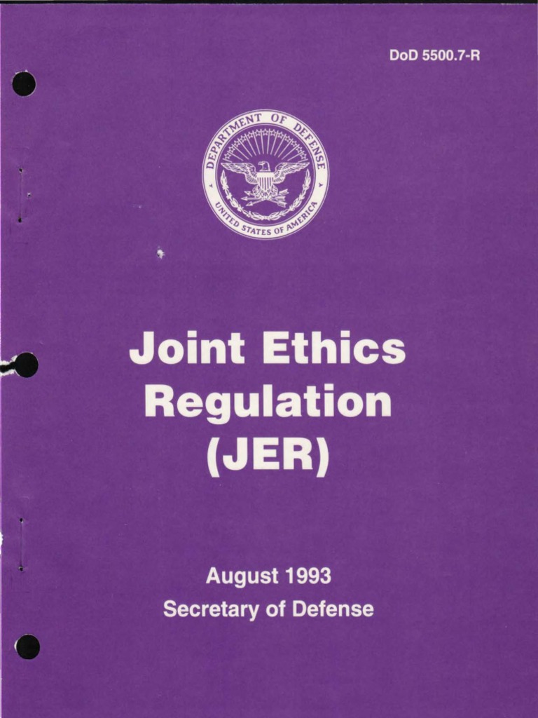Joint Ethics Regulation PDF