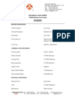 Technical Data Sheet Yipin Brown Iron Oxide YPC332201
