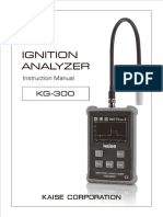 Ignition Analyzer: Instruction Manual