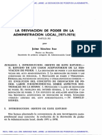 Desviacion de Poder en La Administración Local