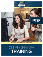 Vice President Public Relations Manual