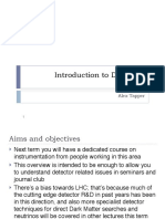 Introduction to Detectors: Tracking Particles