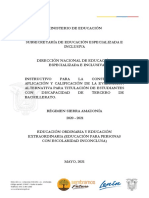 Anexo Nro. 8b. Metodología de Evaluación Alternativa - Personas Con Escolaridad Inconclusa