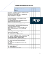 Training Session Evaluation Form Trainers/Instructors Zayre B. Gabutan 1 2 3 4 5