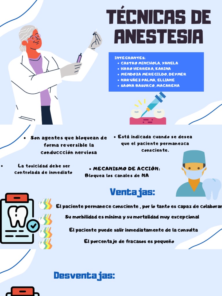 Técnicas De Anestesia 1 Pdf Boca Especialidades Medicas