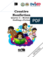 Creative Nonfiction: Quarter 3 - Module 3: Drafting A Fiction