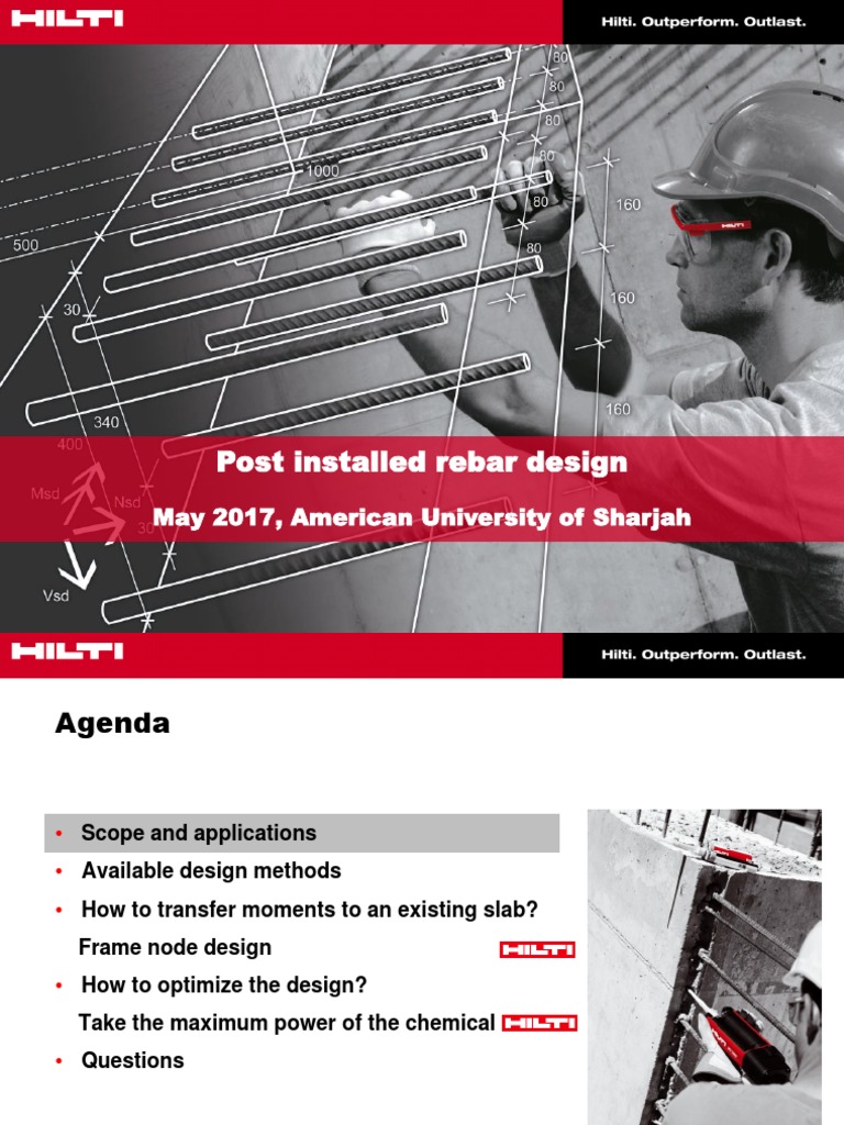 Rebar Vs Anchor PDF Beam (Structure) Building Materials