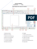 Ficha de Trabajo Ventana Principal Corel Draw