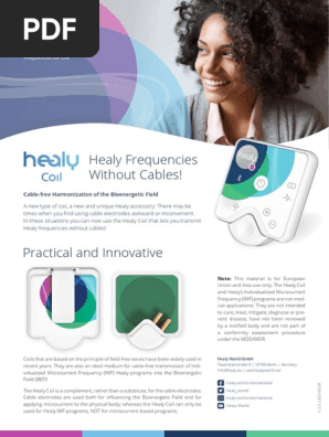 Healy Coil: Cable-Free Frequency Transmission | PDF | Physics
