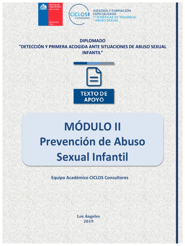 Prevención de Abuso Sexual Infantil | PDF | Abuso sexual | Adultos