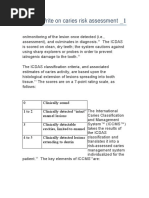 1 - Write On Caries Risk Assessment