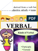 Verbal forms guide: participles, gerunds and infinitives