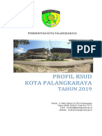 Profil Rsud Kota Palangka Raya 2019.