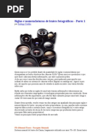 Download Siglas e nomencl de lentes fotogrficas parte 1 by Paulo O Valente SN51536743 doc pdf