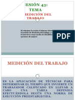 Sesión 43 Medición Del Trabajo