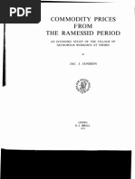 Download Janssen J Commodity Prices From the Ramessid Period by Hesham Elshazly SN51536985 doc pdf