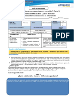 GUIA APRENDIZ, DE COMUNICACIÓN 5° G. Dia 08-07-21