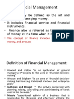 Financial Management: - The Concept of Finance Includes Capital, Funds, Money, and Amount