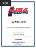 USAPL Rulebook v2021.1