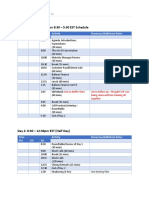 Webportfolioversion Modified Level 3 Training and Nesting Schedule