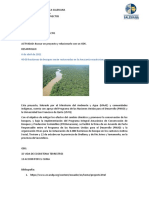 Restauración de bosques en la Amazonía ecuatoriana y monitoreo de contaminación en Quito