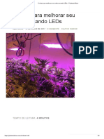 6 dicas para melhorar seu cultivo usando LEDs - Plantando Bem