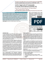 A Perspective Approach of Community Medicine in Corona Virus Disease COVID 19