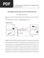 Gardner and Yun (2018) - Description of Stress-Strain Curves For Cold-Formed Steels