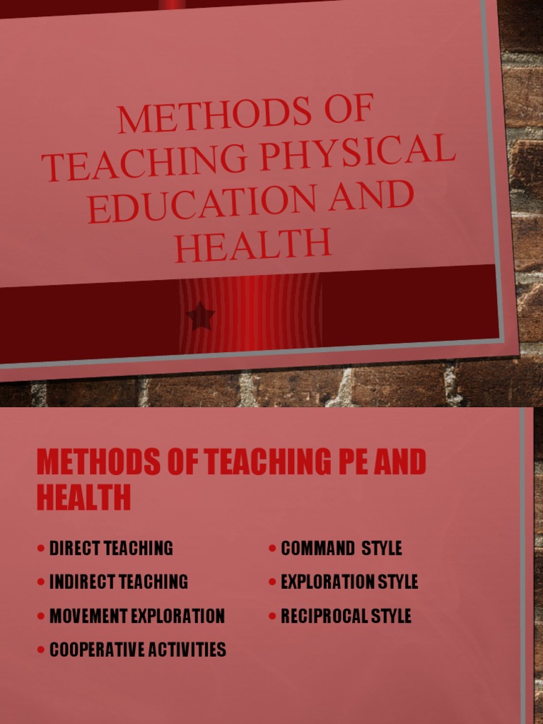 Methods of Teaching Pe | Download Free PDF | Human Nature | Learning