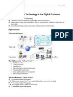 Information Technology in The Digital Economy