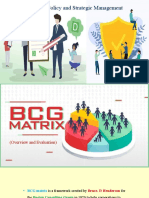 BCG Matrix Analysis of Business Policy and Strategic Management