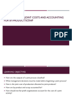 Topic 6 Accounting For Joint Products, by Products and Scraps
