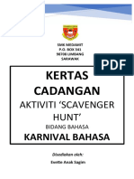 Kertas Kerja Aktiviti Scavenger Hunt 2020