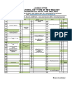 NITT Academic Calendar 2020-21 B.Arch and B.Tech 1st Year