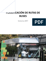 Planificación de Rutas de Buses BRT