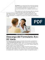 Formulario Avc 02