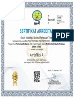 Sertifikat Akreditasi Prodi MP Politeknik AUP .TAHUN 2020-2025 