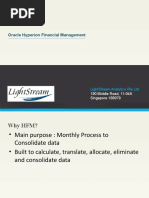 Oracle Hyperion Financial Management: Lightstream Analytics Pte LTD