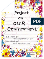 Class 10th Science Project File (Our Environment)