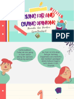 Materi 3 Asking For and Giving Opinions