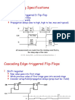Typical Timing Specifications: Positive Edge-Triggered D Flip-Flop