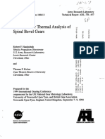 A Method For Thermal Analysis of Spiral Bevel Gears