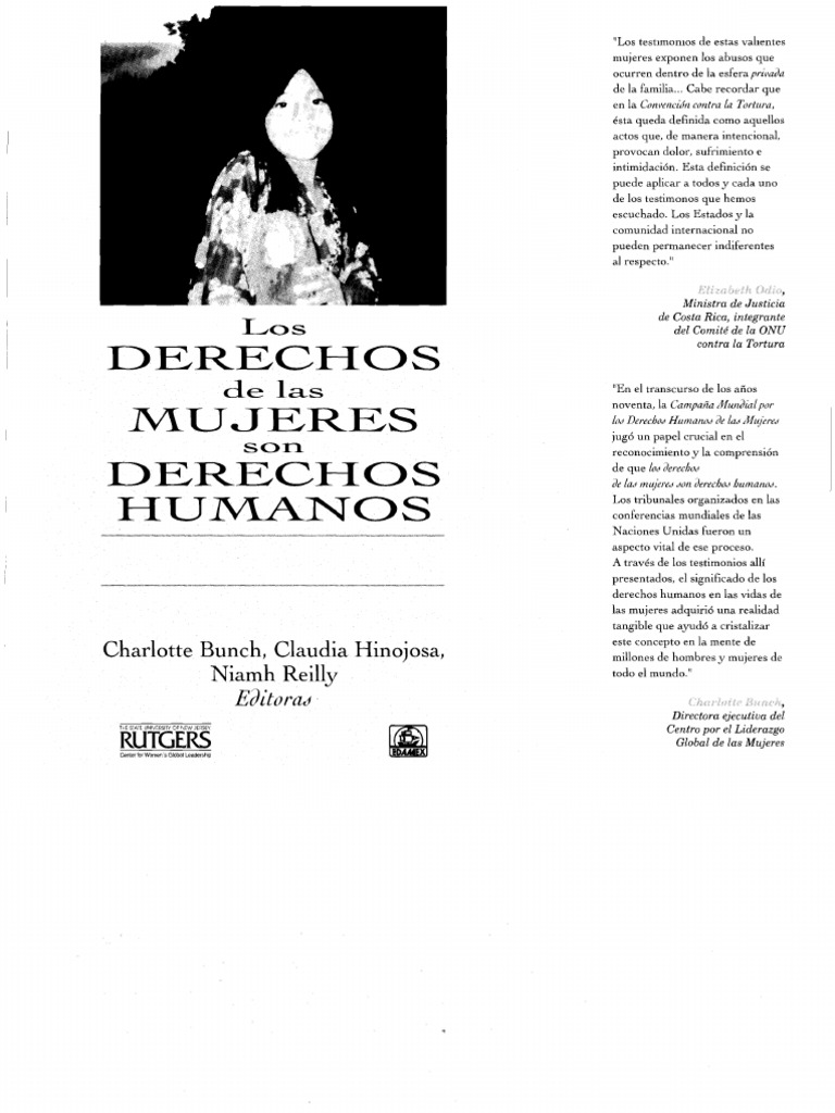 Bunch, Charlotte - Los Derechos de Las Mujeres Son Derechos Humanos ...