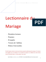 Lectionnaire de Mariage