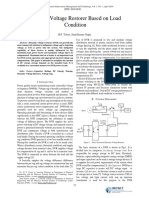 Dynamic Voltage Restorer Load Condition